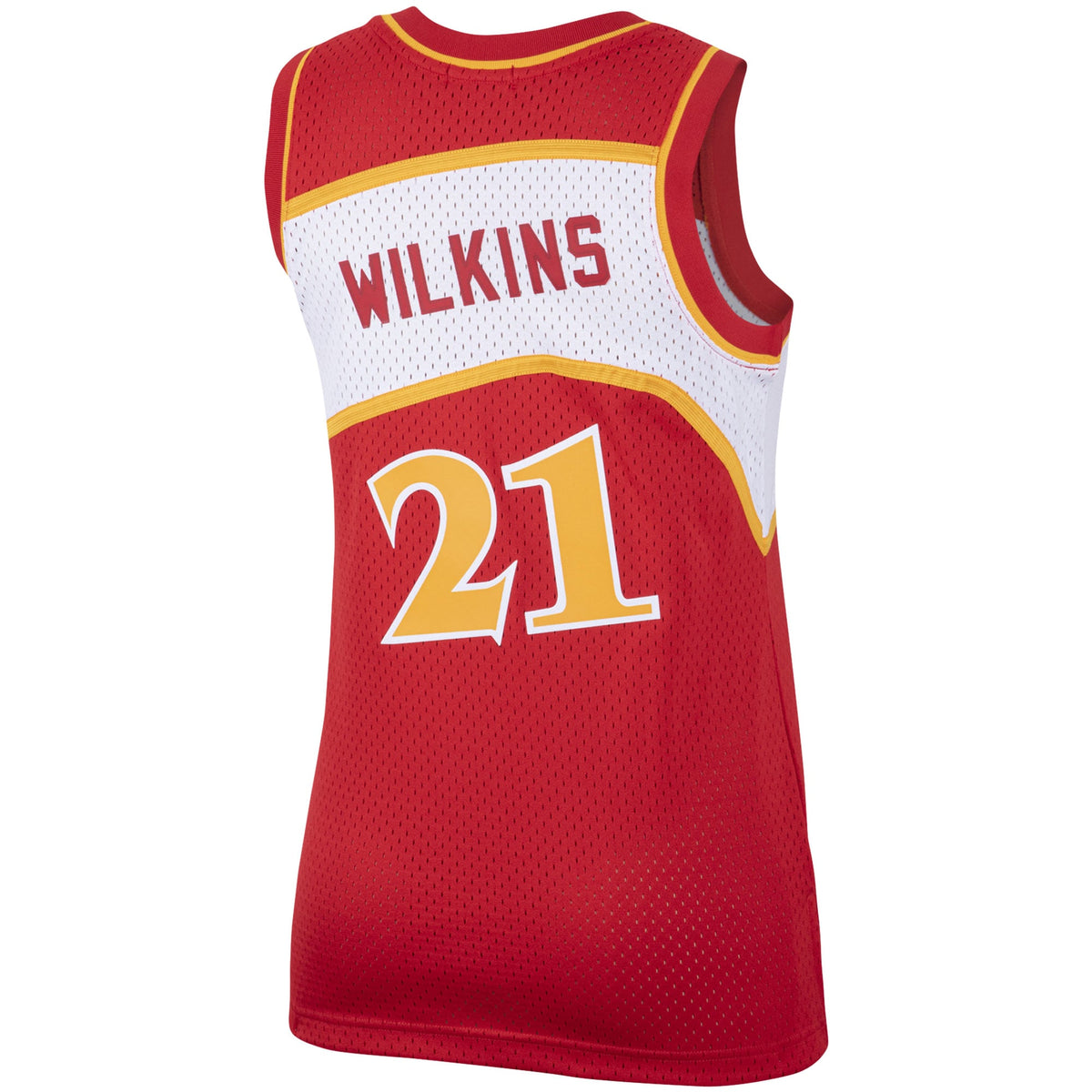 Atlanta Hawks Dominique Wilkins Mitchell & Ness Red Hardwood Classics Swingman Jersey for Women product image 4, provided