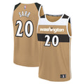 Youth Washington Wizards Alex Sarr Fanatics Gold Fast Break Jersey - City Edition product image 1, provided for visual