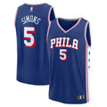 Youth Philadelphia 76ers Anfernee Simons Fanatics Royal Fast Break Replica Jersey - Icon Edition product image 1, provided