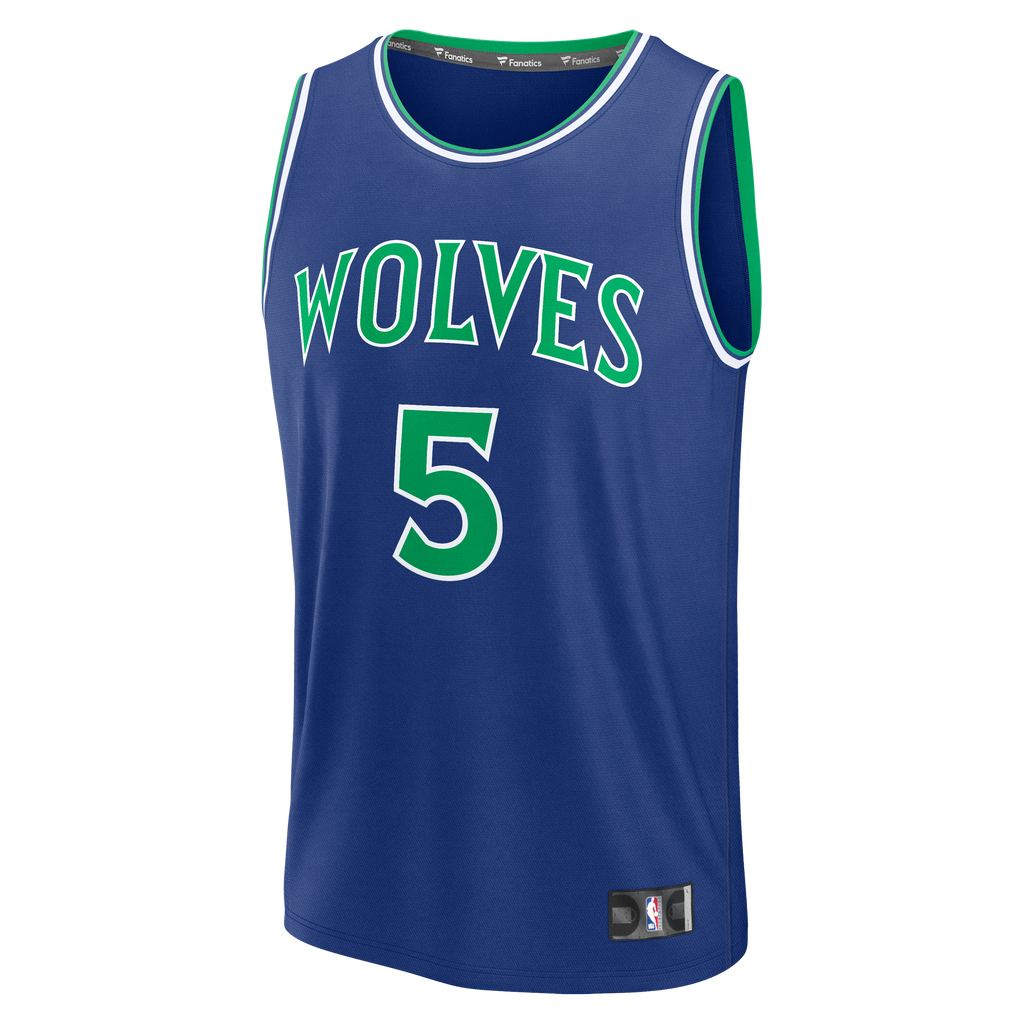 Youth Minnesota Timberwolves Anthony Edwards Fanatics Blue Fast Break Jersey - Icon Edition product image 3, provided for