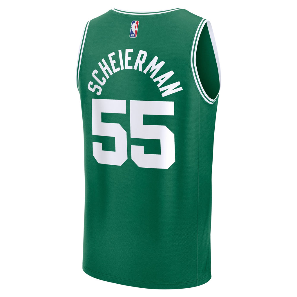 Youth Boston Celtics Baylor Scheierman Fanatics Kelly Green 2024 NBA Draft Fast Break Player Jersey - Icon Edition product