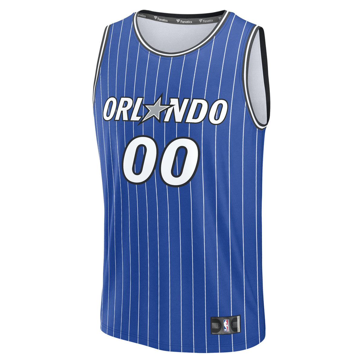 Youth Orlando Magic Fanatics Blue Fast Break Replica Custom Jersey - Icon Edition product image 3, provided for visual