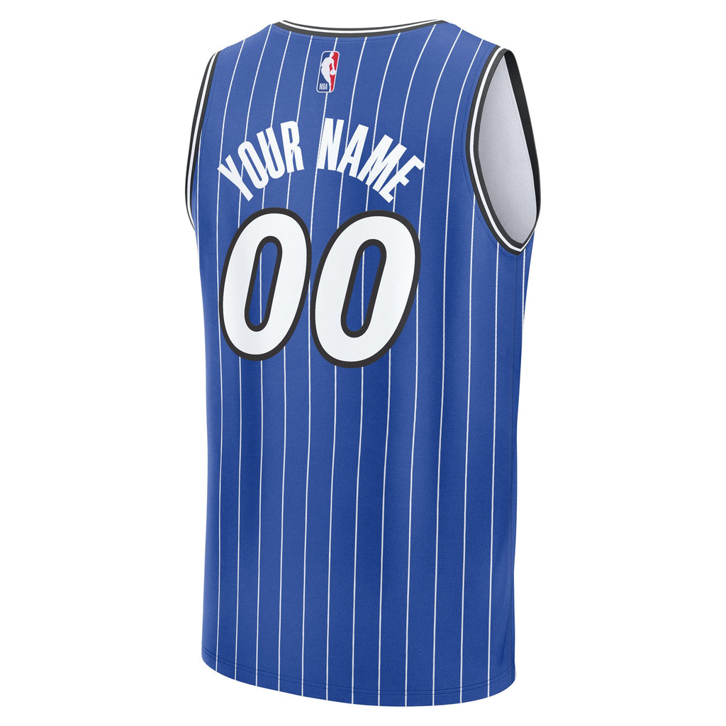 Youth Orlando Magic Fanatics Blue Fast Break Replica Custom Jersey - Icon Edition product image 4, provided for visual