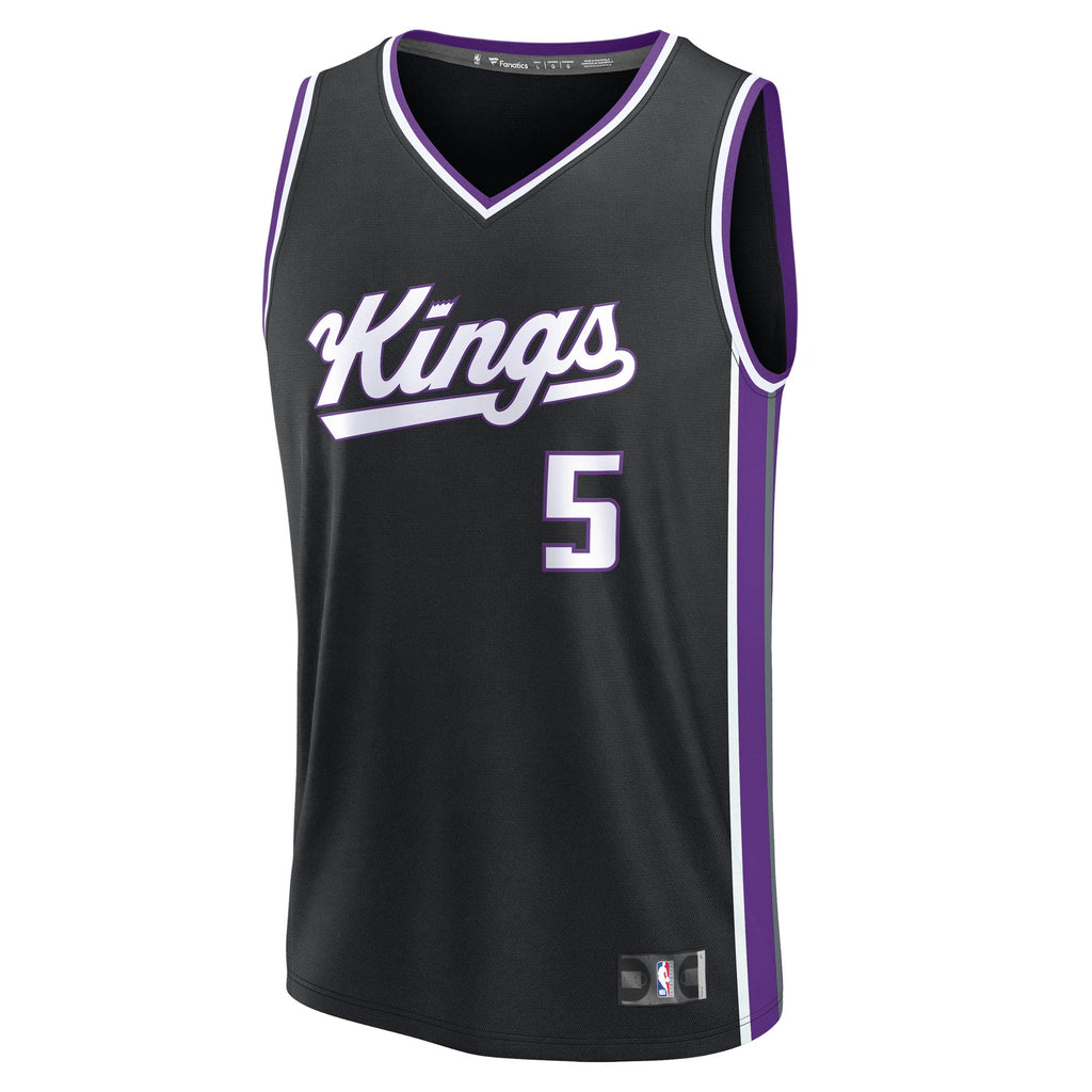 Youth Sacramento Kings Darius Acuff Jr. Fanatics Black Fast Break Replica Jersey - Icon Edition product image 3, provided