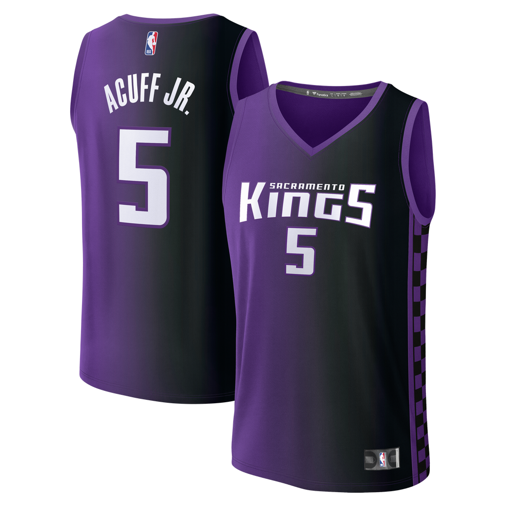 Youth Sacramento Kings Darius Acuff Jr. Fanatics Purple Fast Break Replica Jersey - Statement Edition product image 2,
