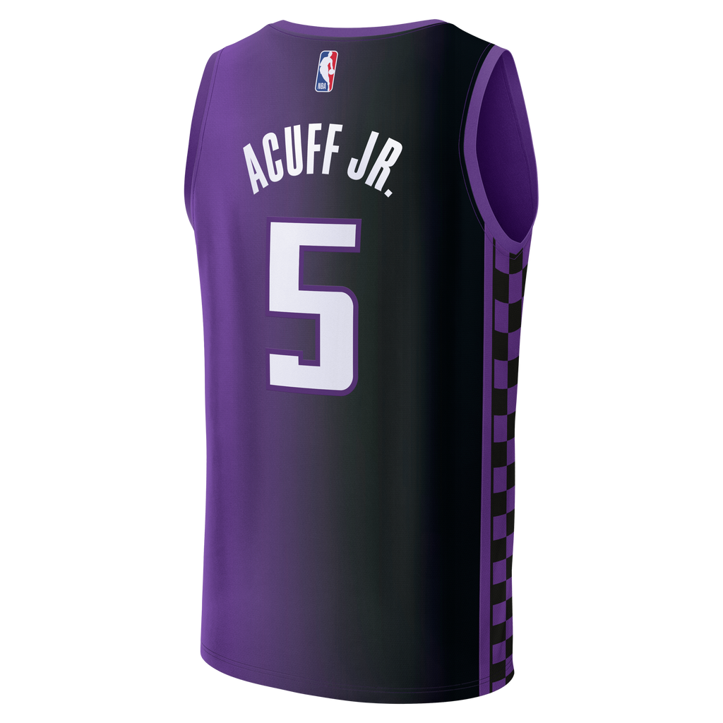 Youth Sacramento Kings Darius Acuff Jr. Fanatics Purple Fast Break Replica Jersey - Statement Edition product image 4,