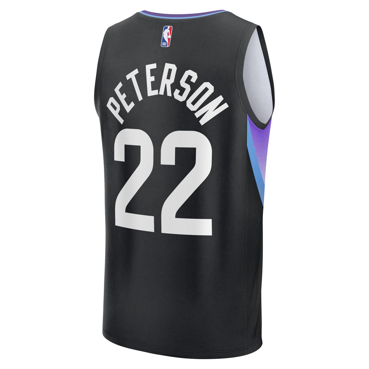 Youth Utah Jazz Darryn Peterson Fanatics Black Fast Break Replica Jersey - Statement Edition product image 4, provided for