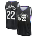 Youth Utah Jazz Darryn Peterson Fanatics Black Fast Break Replica Jersey - Statement Edition product image 1, provided for