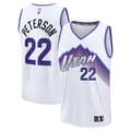 Youth Utah Jazz Darryn Peterson Fanatics White Fast Break Replica Jersey - Association Edition product image 1, provided for