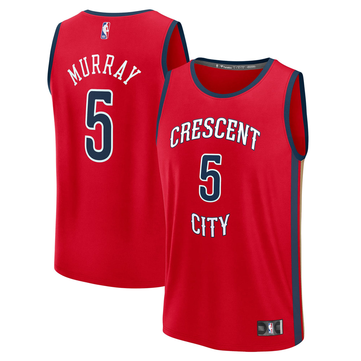 Youth New Orleans Pelicans Dejounte Murray Fanatics Red Fast Break Replica Player Jersey - Statement Edition product image
