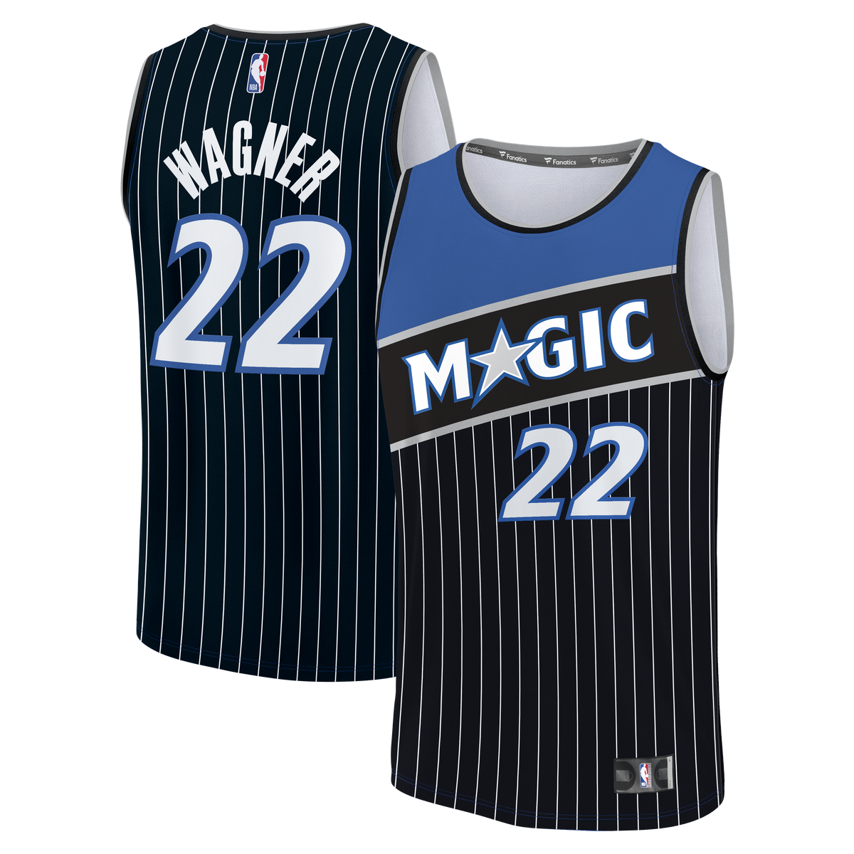 Youth Orlando Magic Franz Wagner Fanatics Black Fast Break Jersey - Statement Edition product image 2, provided for visual