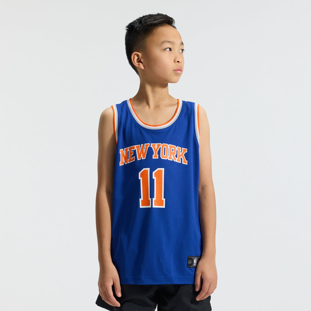 Youth New York Knicks Jalen Brunson Fanatics Blue Fast Break Replica Player Jersey - Icon Edition product image 3, provided