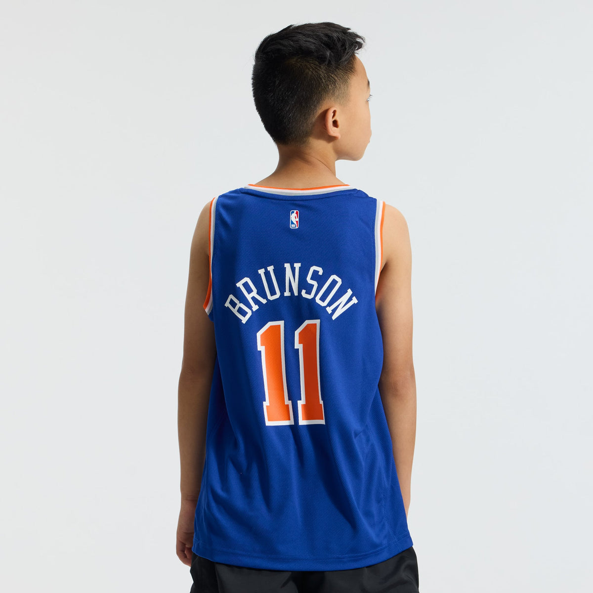 Youth New York Knicks Jalen Brunson Fanatics Blue Fast Break Replica Player Jersey - Icon Edition product image 4, provided