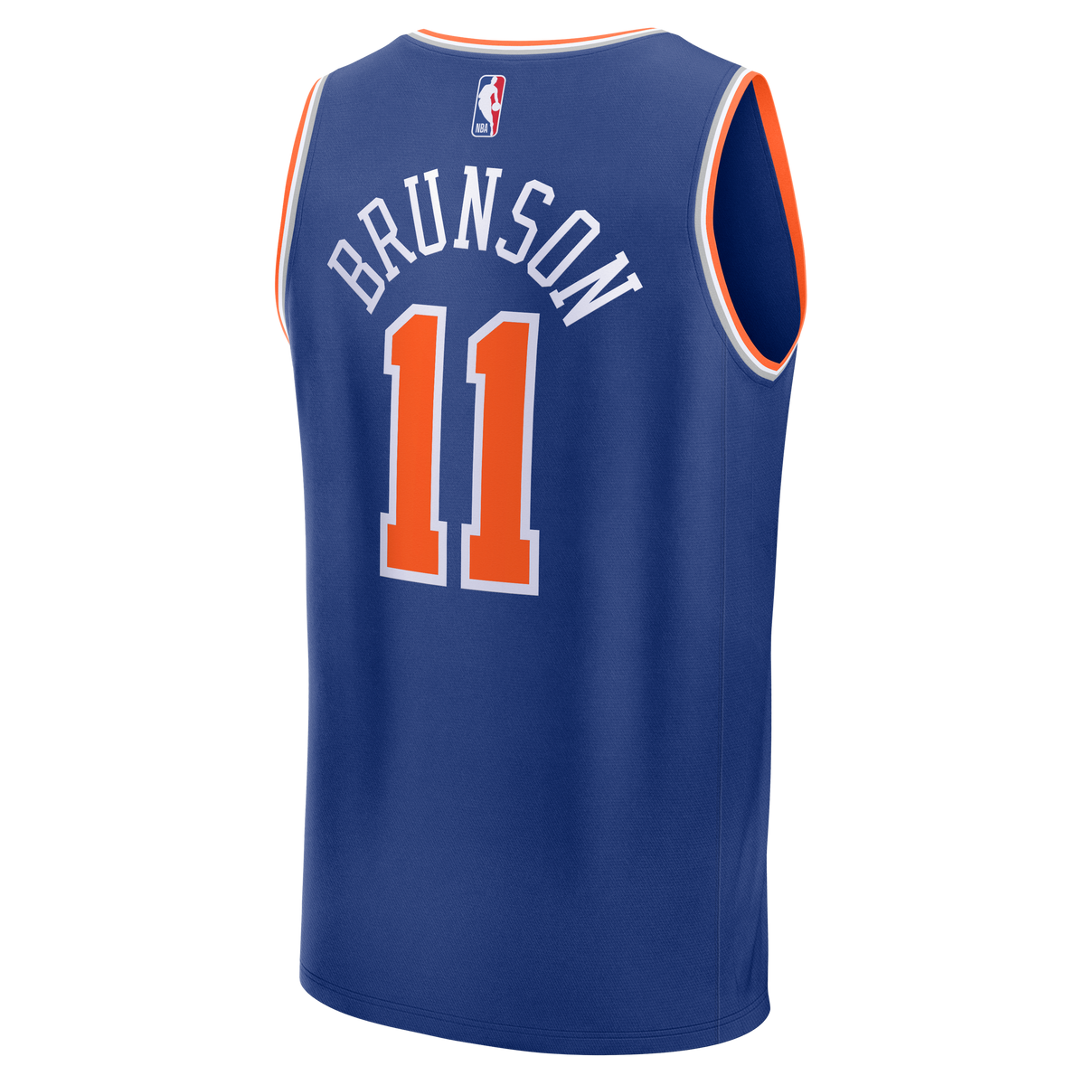 Youth New York Knicks Jalen Brunson Fanatics Blue Fast Break Replica Player Jersey - Icon Edition product image 8, provided