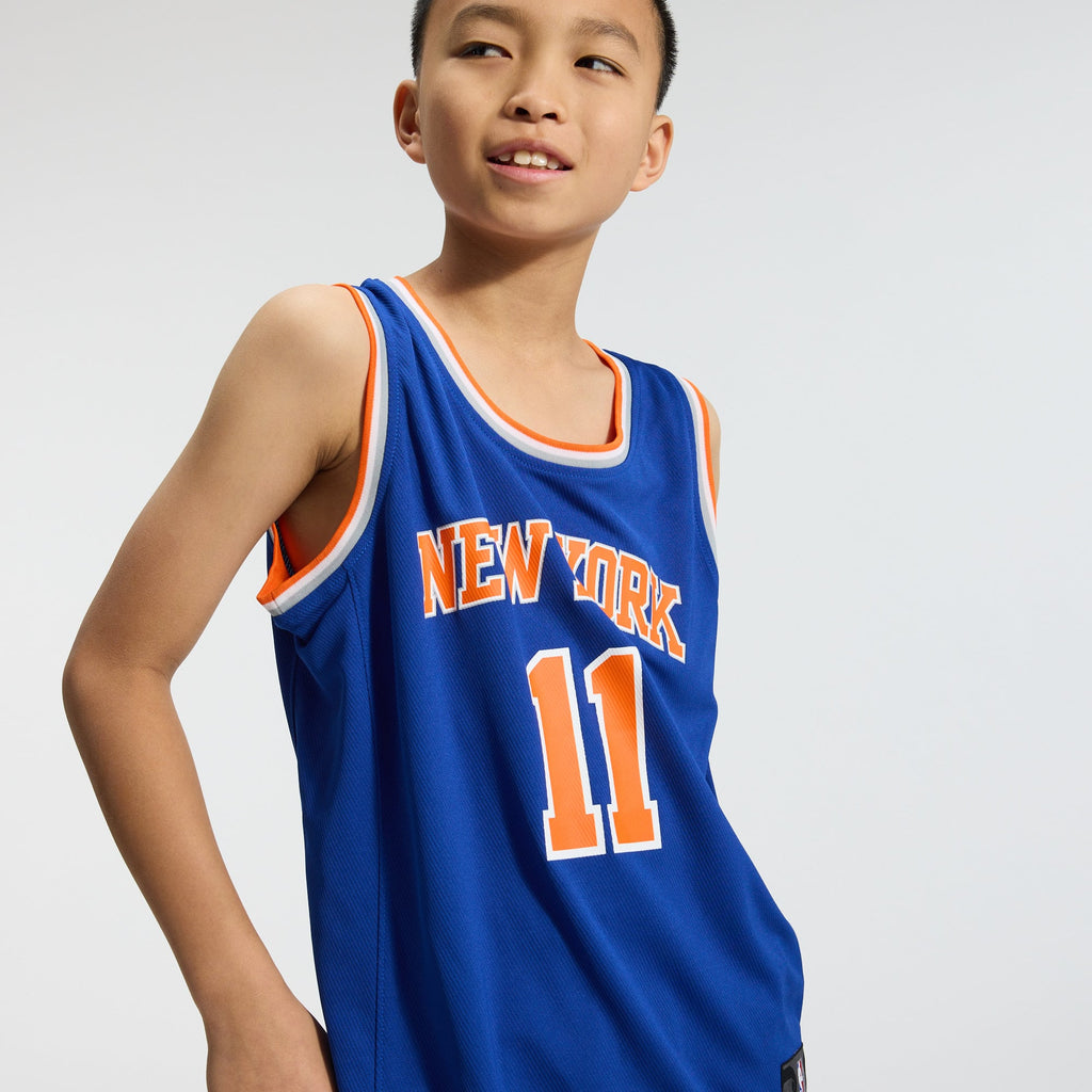 Youth New York Knicks Jalen Brunson Fanatics Blue Fast Break Replica Player Jersey - Icon Edition product image 9, provided