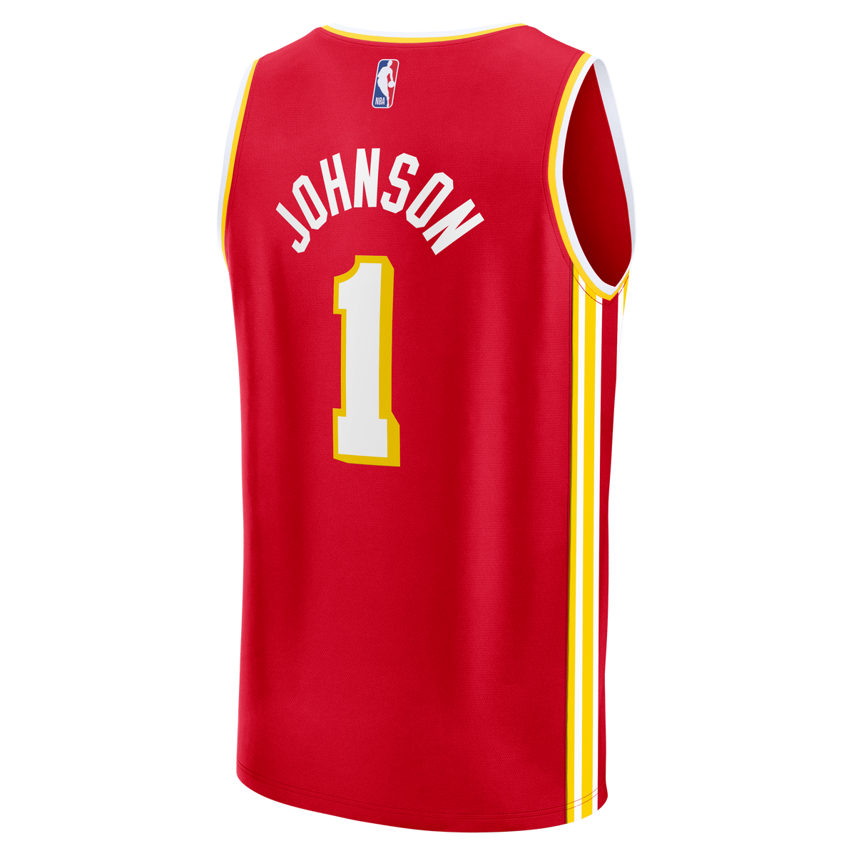 Youth Atlanta Hawks Jalen Johnson Fanatics Red Fast Break Jersey - Icon Edition product image 4, provided for visual
