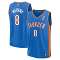 Youth Oklahoma City Thunder Jalen Williams Fanatics Blue 2025 NBA Finals Champions Fast Break Replica Player Jersey - Icon