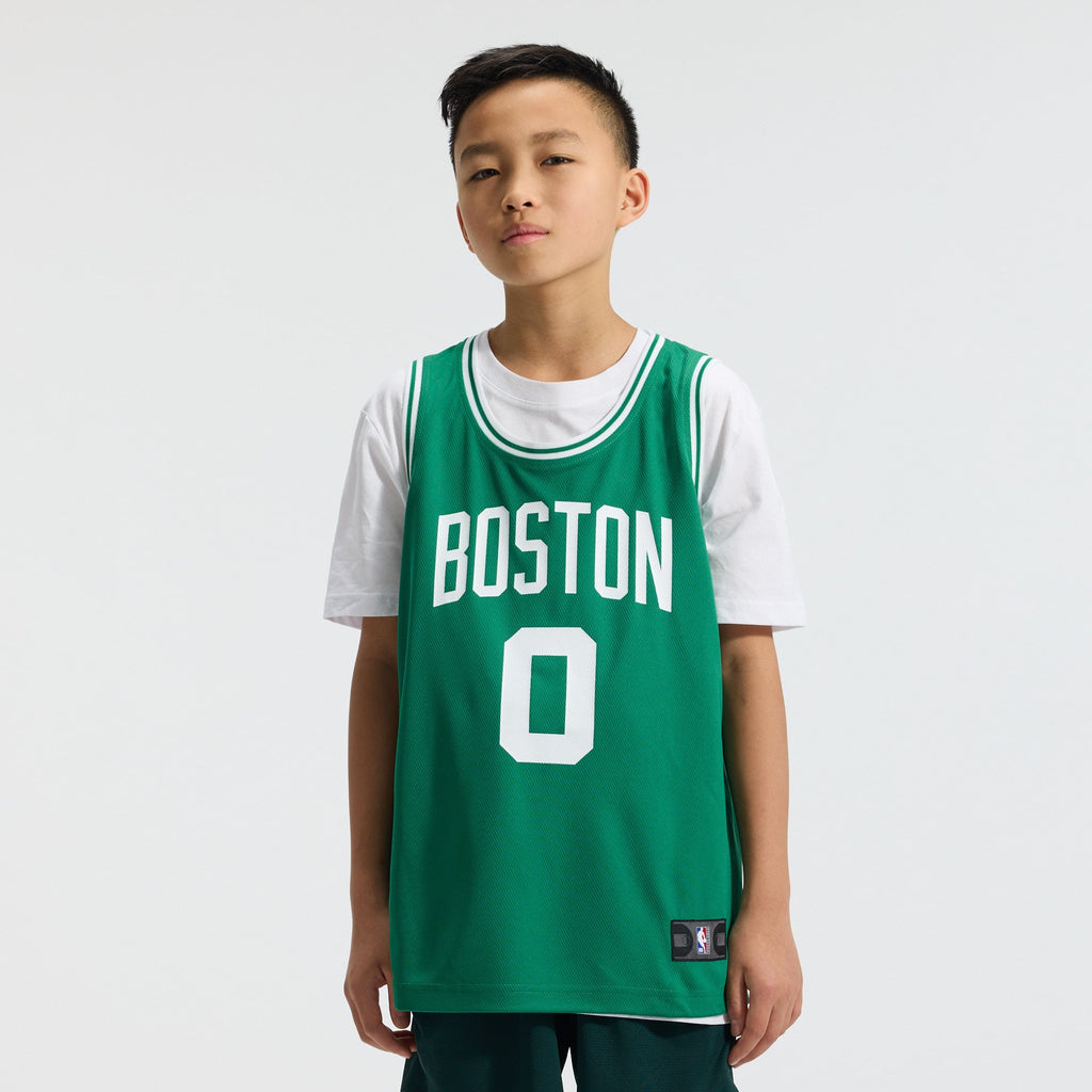 Youth Boston Celtics Jayson Tatum Fanatics Kelly Green Fast Break Replica Player Jersey - Icon Edition product image 3,
