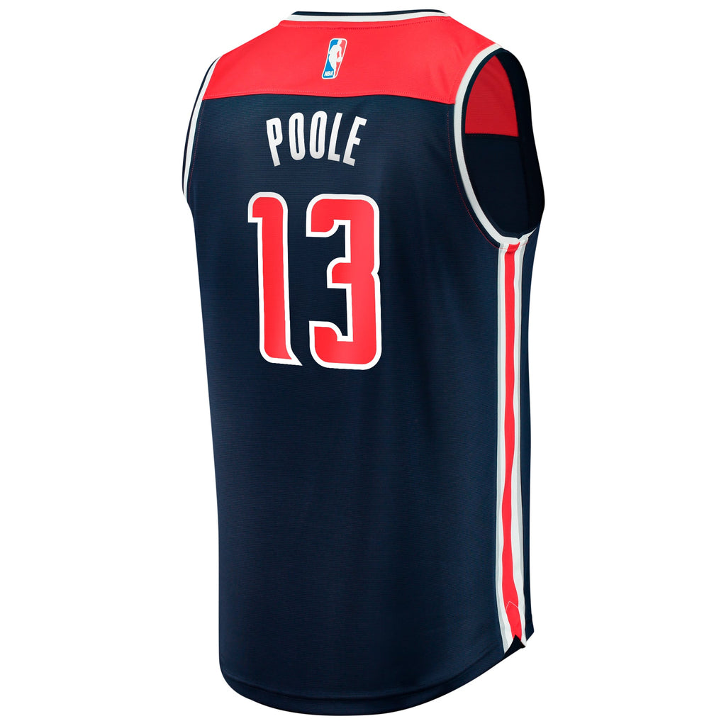 Youth Washington Wizards Jordan Poole Fanatics Navy Fast Break Player Jersey - Statement Edition product image 4, provided