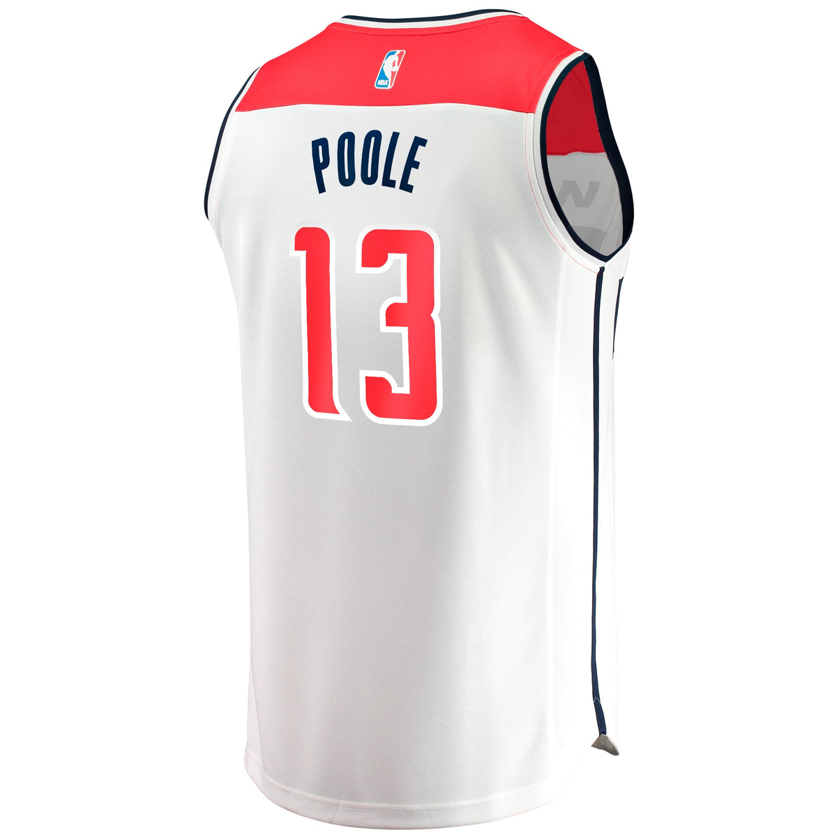 Youth Washington Wizards Jordan Poole Fanatics White Fast Break Player Jersey - Association Edition product image 4,