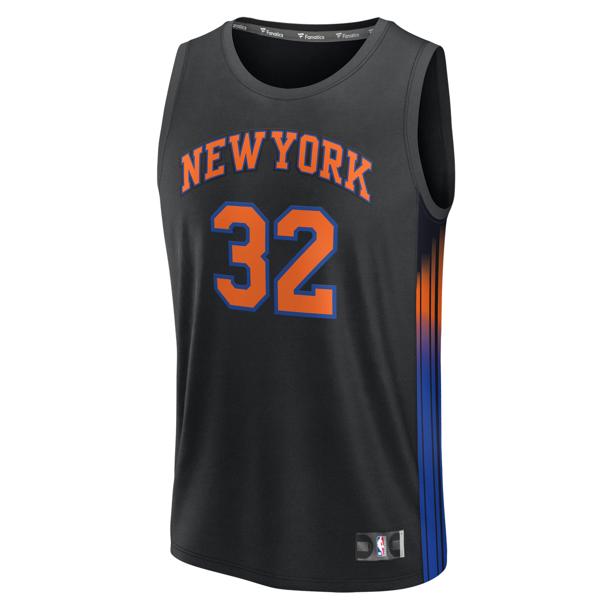 Youth New York Knicks Karl-Anthony Towns Fanatics Black Fast Break Jersey - Statement Edition product image 3, provided for