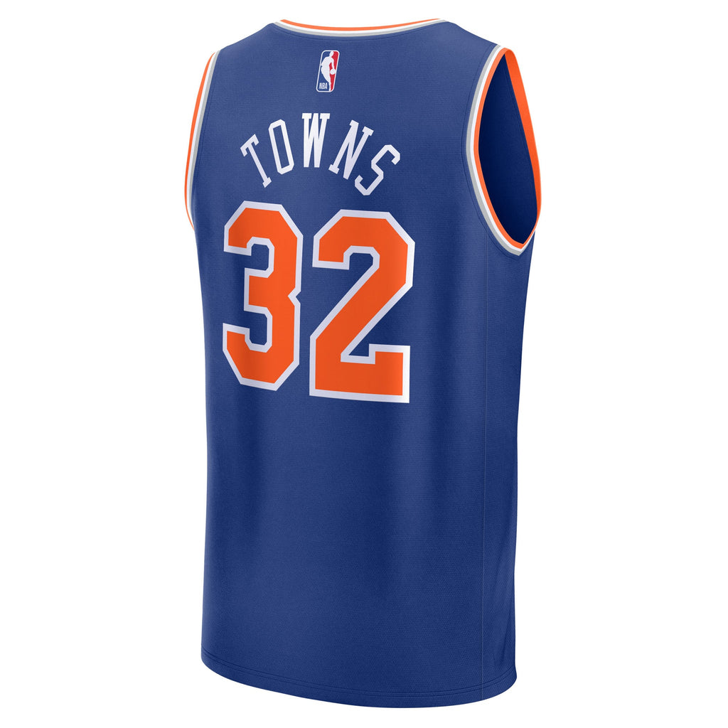 Youth New York Knicks Karl-Anthony Towns Fanatics Blue Fast Break Replica Player Jersey - Icon Edition product image 4,