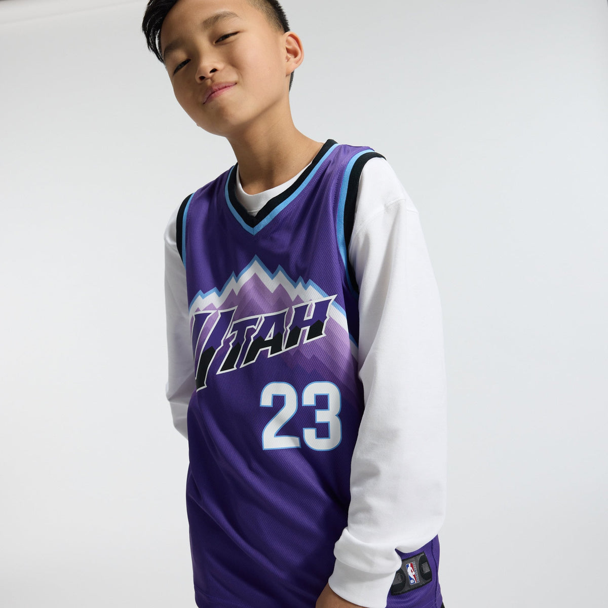 Youth Utah Jazz Lauri Markkanen Fanatics Purple Fast Break Replica Jersey - Icon Edition product image 9, provided for