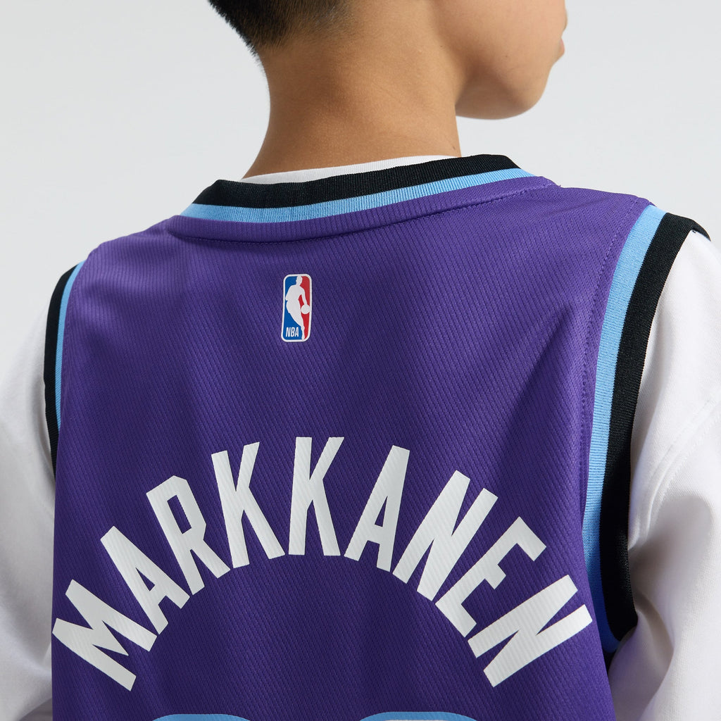 Youth Utah Jazz Lauri Markkanen Fanatics Purple Fast Break Replica Jersey - Icon Edition product image 10, provided for