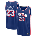Youth Philadelphia 76ers LeBron James Fanatics Royal Fast Break Jersey - Icon Edition product image 1, provided for visual