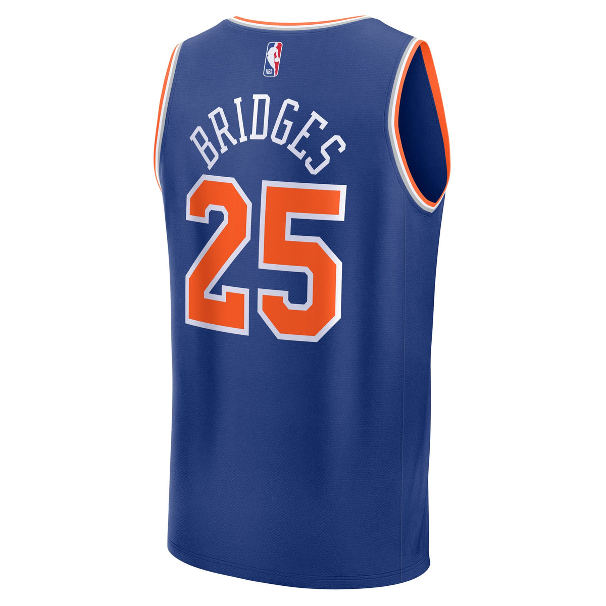 Youth New York Knicks Mikal Bridges Fanatics Blue Fast Break Replica Player Jersey - Icon Edition product image 4, provided