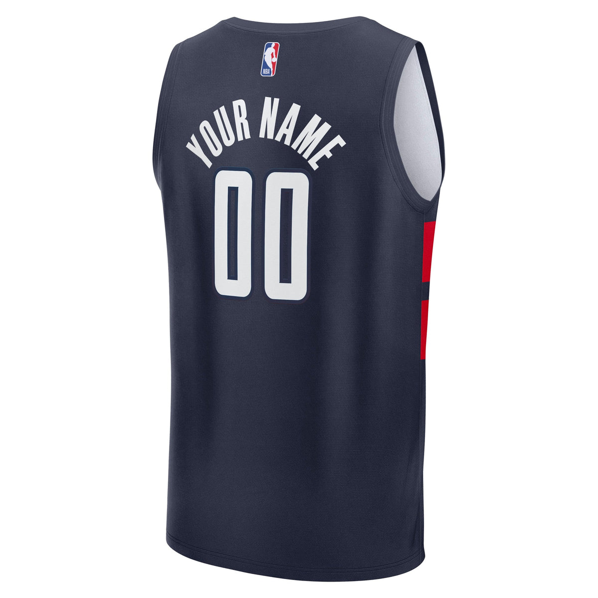 Youth Washington Wizards Fanatics Navy Fast Break Custom Replica Jersey - Statement Edition product image 4, provided for