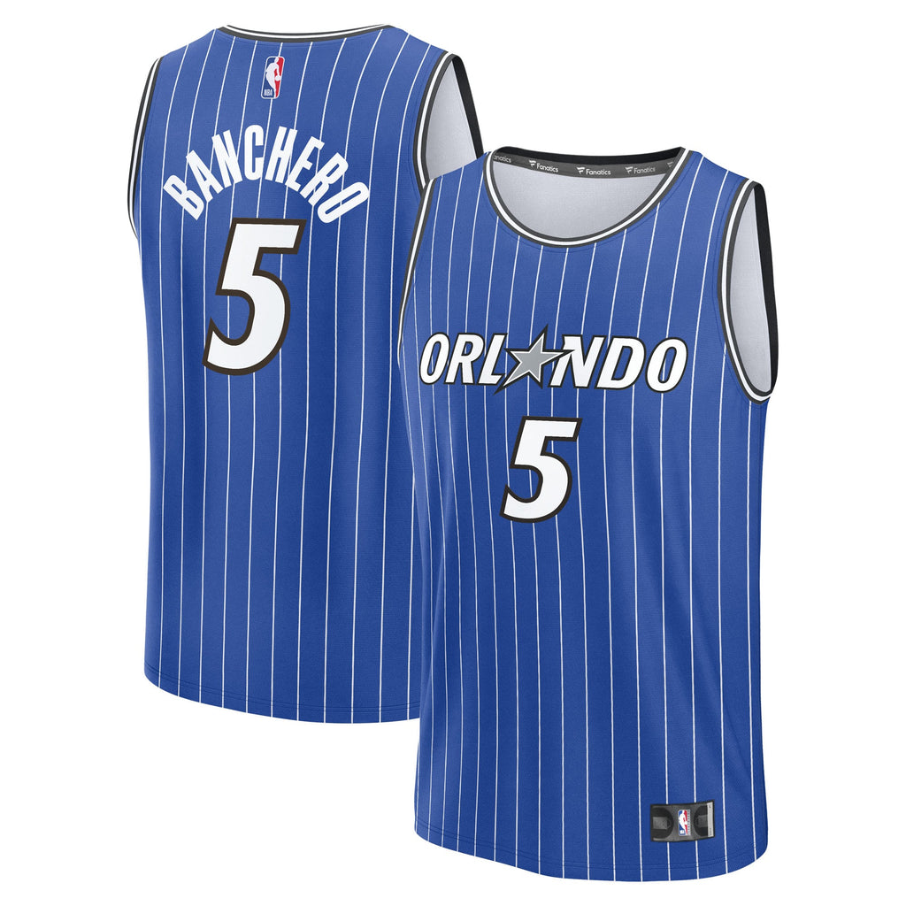 Youth Orlando Magic Paolo Banchero Fanatics Blue Fast Break Replica Player Jersey - Icon Edition product image 1, provided