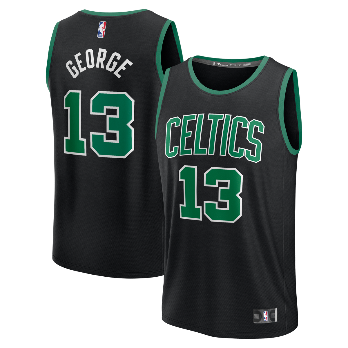 Youth Boston Celtics Paul George Fanatics Black Fast Break Replica Jersey - Statement Edition product image 1, provided for