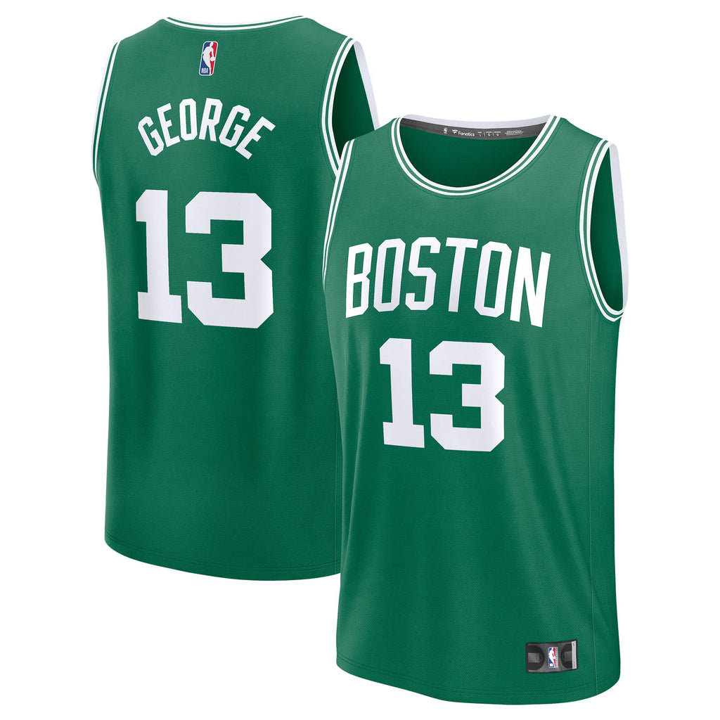 Youth Boston Celtics Paul George Fanatics Kelly Green Fast Break Replica Jersey - Icon Edition product image 1, provided for