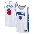 Youth Philadelphia 76ers Paul George Fanatics White Fast Break Replica Player Jersey - Association Edition product image 1,