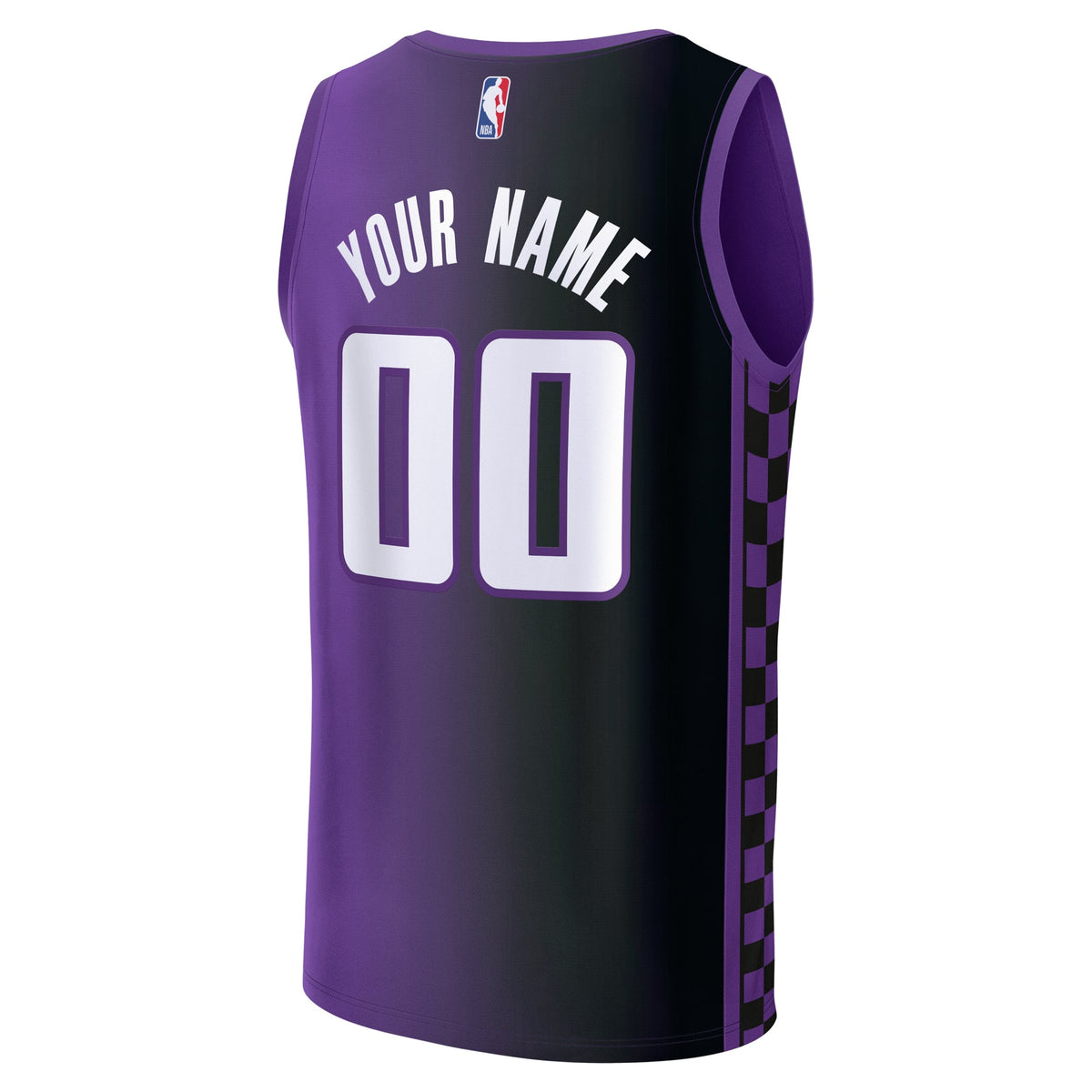 Youth Sacramento Kings Fanatics Purple Fast Break Custom Replica Jersey - Statement Edition product image 4, provided for