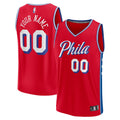 Youth Philadelphia 76ers Fanatics Red Fast Break Replica Custom Jersey - Statement Edition product image 1, provided for