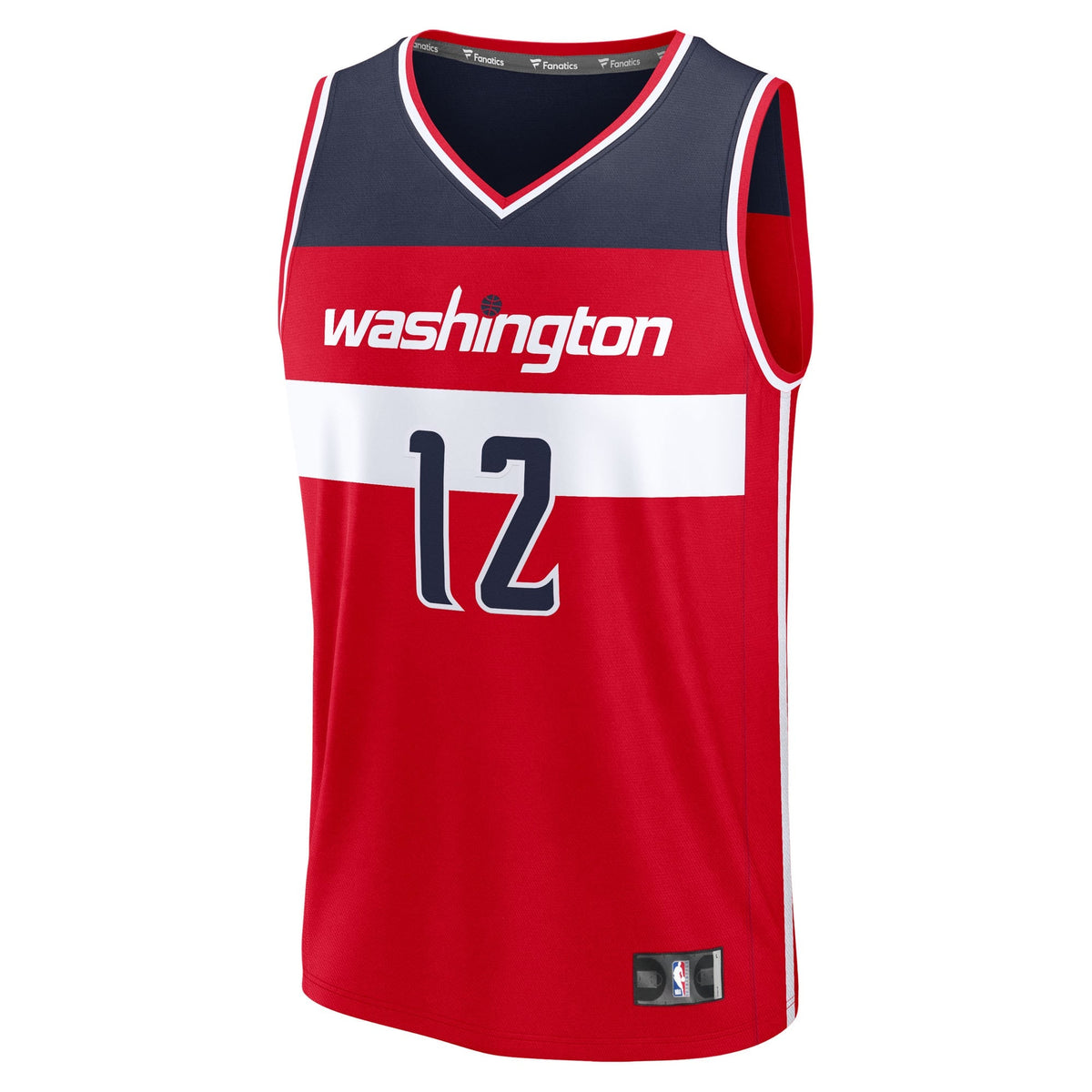 Youth Washington Wizards Tre Johnson III Fanatics Red 2025 NBA Draft First Round Pick Fast Break Replica Jersey - Icon