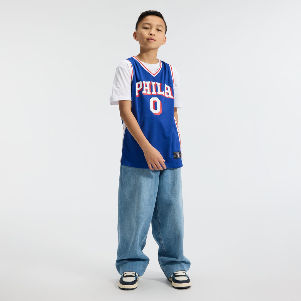 Youth Philadelphia 76ers Tyrese Maxey Fanatics Royal Fast Break Replica Player Jersey - Icon Edition product image 5,