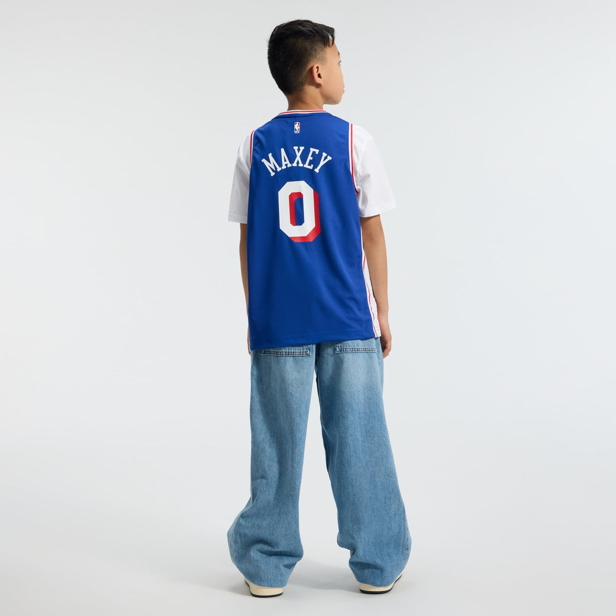 Youth Philadelphia 76ers Tyrese Maxey Fanatics Royal Fast Break Replica Player Jersey - Icon Edition product image 6,