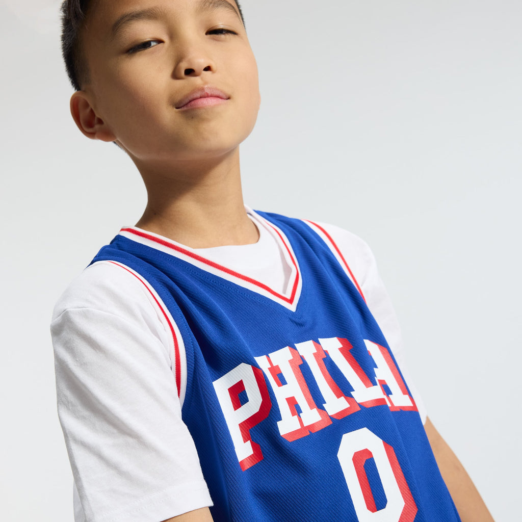 Youth Philadelphia 76ers Tyrese Maxey Fanatics Royal Fast Break Replica Player Jersey - Icon Edition product image 9,