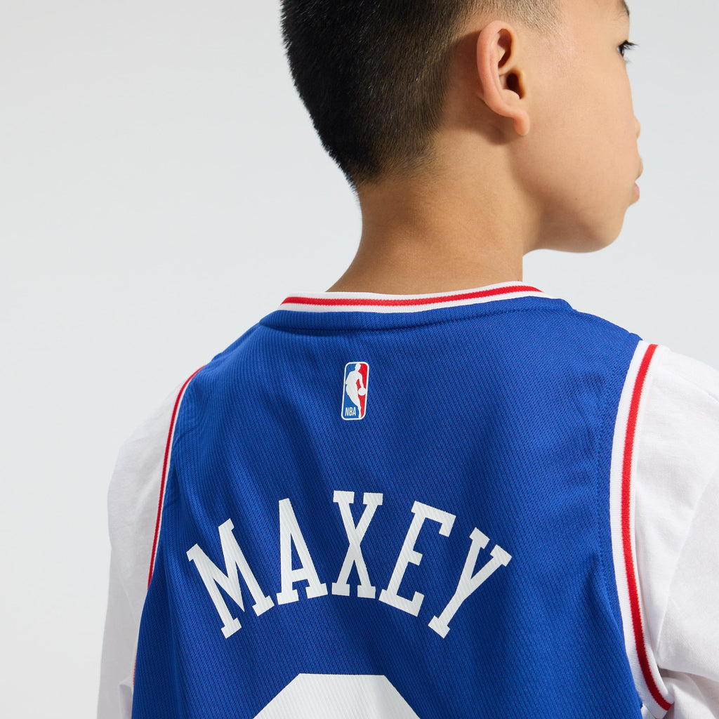 Youth Philadelphia 76ers Tyrese Maxey Fanatics Royal Fast Break Replica Player Jersey - Icon Edition product image 10,