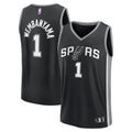 Youth San Antonio Spurs Victor Wembanyama Fanatics Black Fast Break Replica Player Jersey - Icon Edition product image 1,
