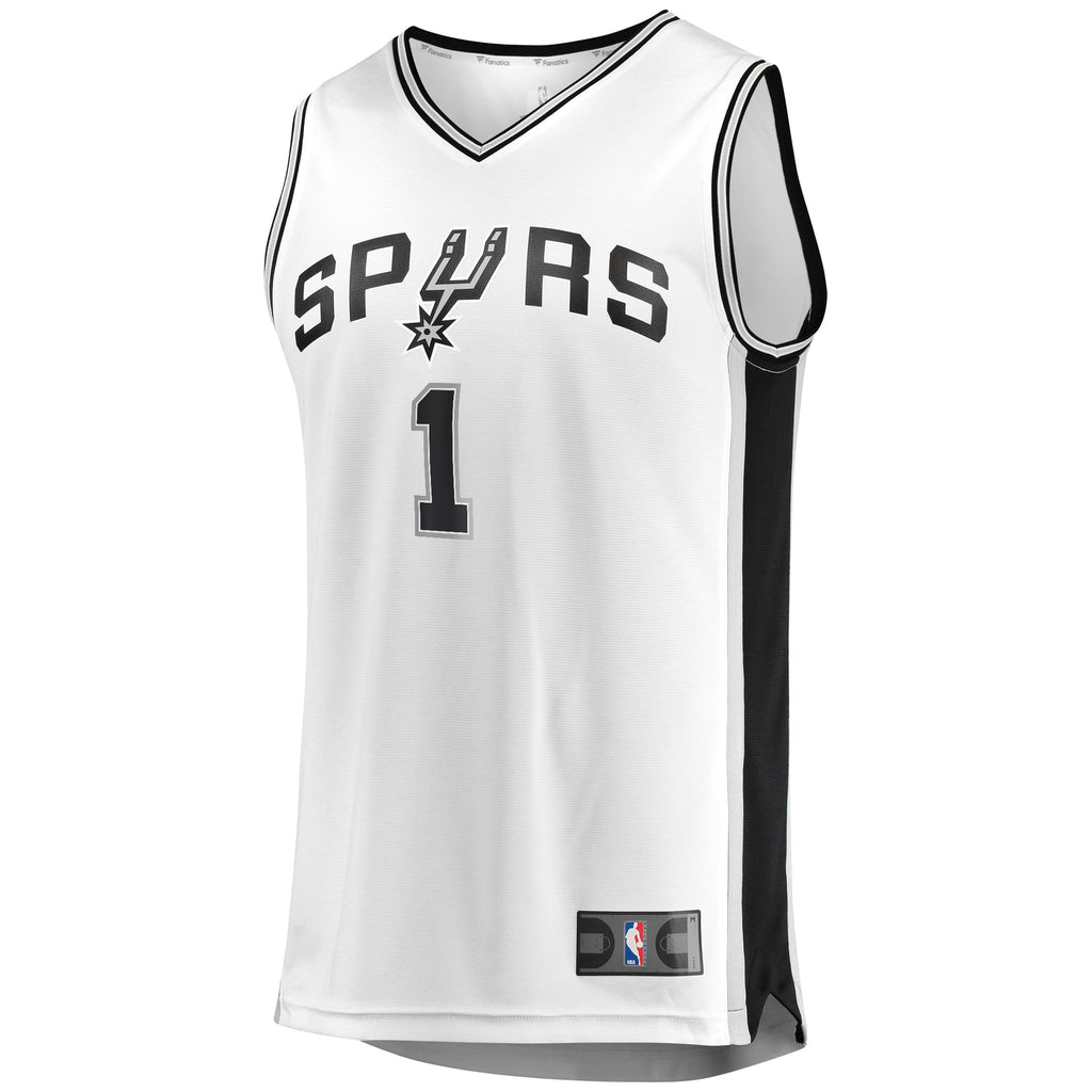 Youth San Antonio Spurs Victor Wembanyama Fanatics White Fast Break Replica Player Jersey - Association Edition product