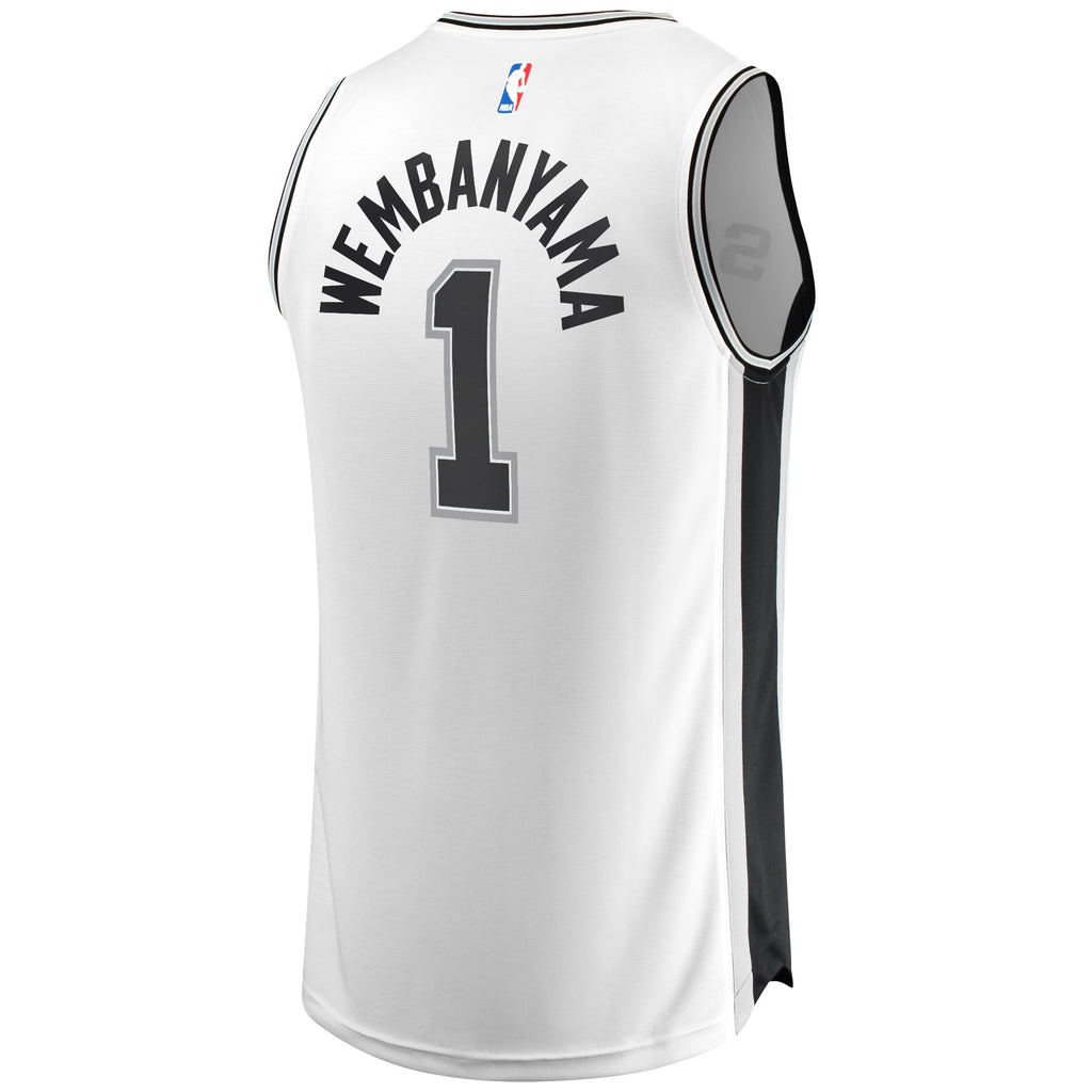 Youth San Antonio Spurs Victor Wembanyama Fanatics White Fast Break Replica Player Jersey - Association Edition product