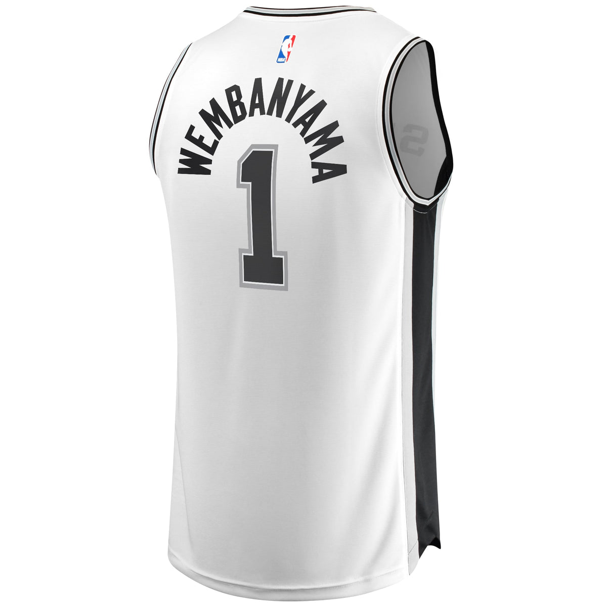 Youth San Antonio Spurs Victor Wembanyama Fanatics White Fast Break Replica Player Jersey - Association Edition product