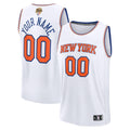 Youth New York Knicks Fanatics White 2026 NBA Finals Fast Break Replica Custom Jersey - Association Edition product image 1,