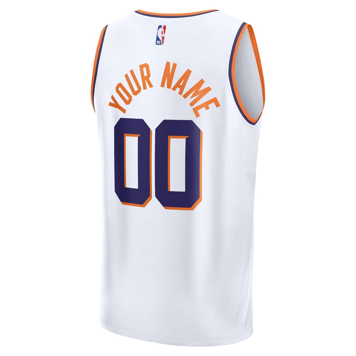 Youth Phoenix Suns Fanatics White Fast Break Custom Replica Jersey - Association Edition product image 4, provided for