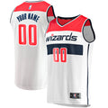 Youth Washington Wizards Fanatics White Fast Break Replica Custom Jersey - Association Edition product image 1, provided for