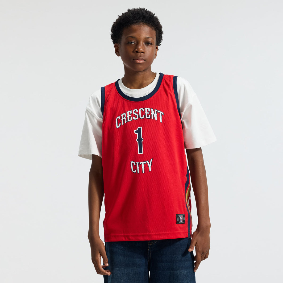 Youth New Orleans Pelicans Zion Williamson Fanatics Red Fast Break Player Jersey - Statement Edition product image 3,